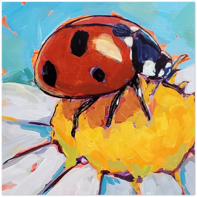 Lovely Lady 1 - Ladybug artwork by Kelly Reece