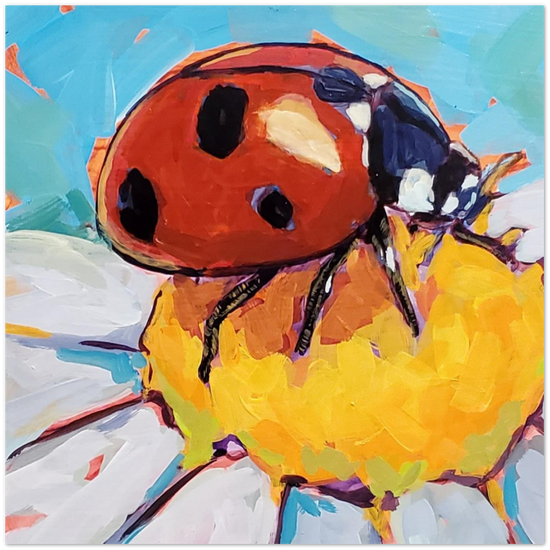Lovely Lady 1 - Ladybug artwork by Kelly Reece