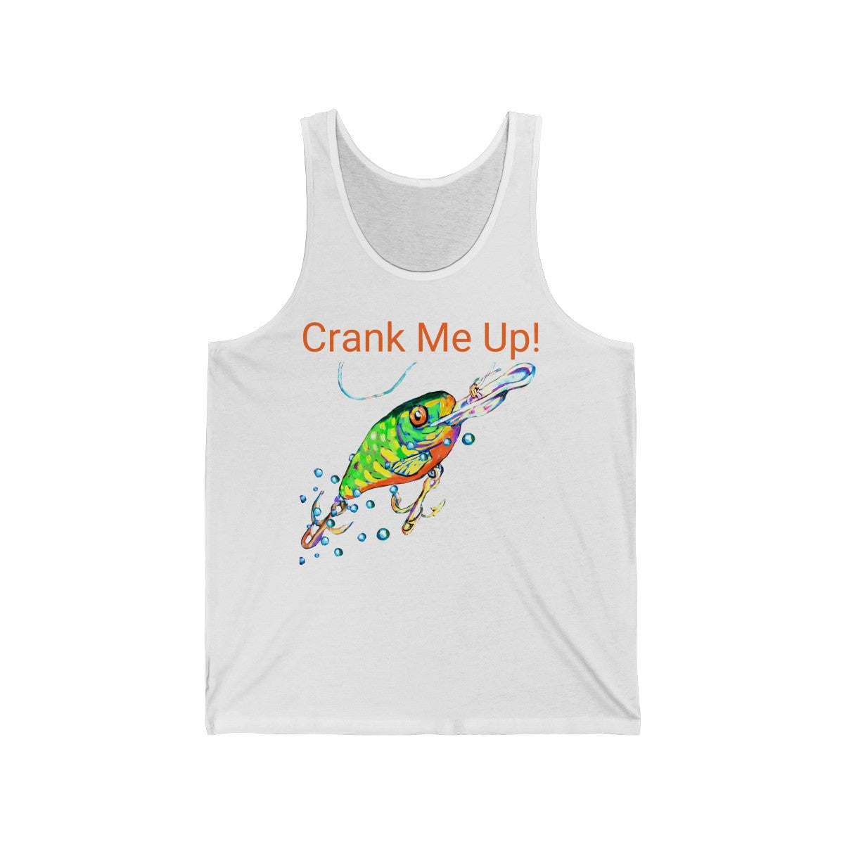 Crankbait Bass Fishing Lure Unisex Jersey Tank