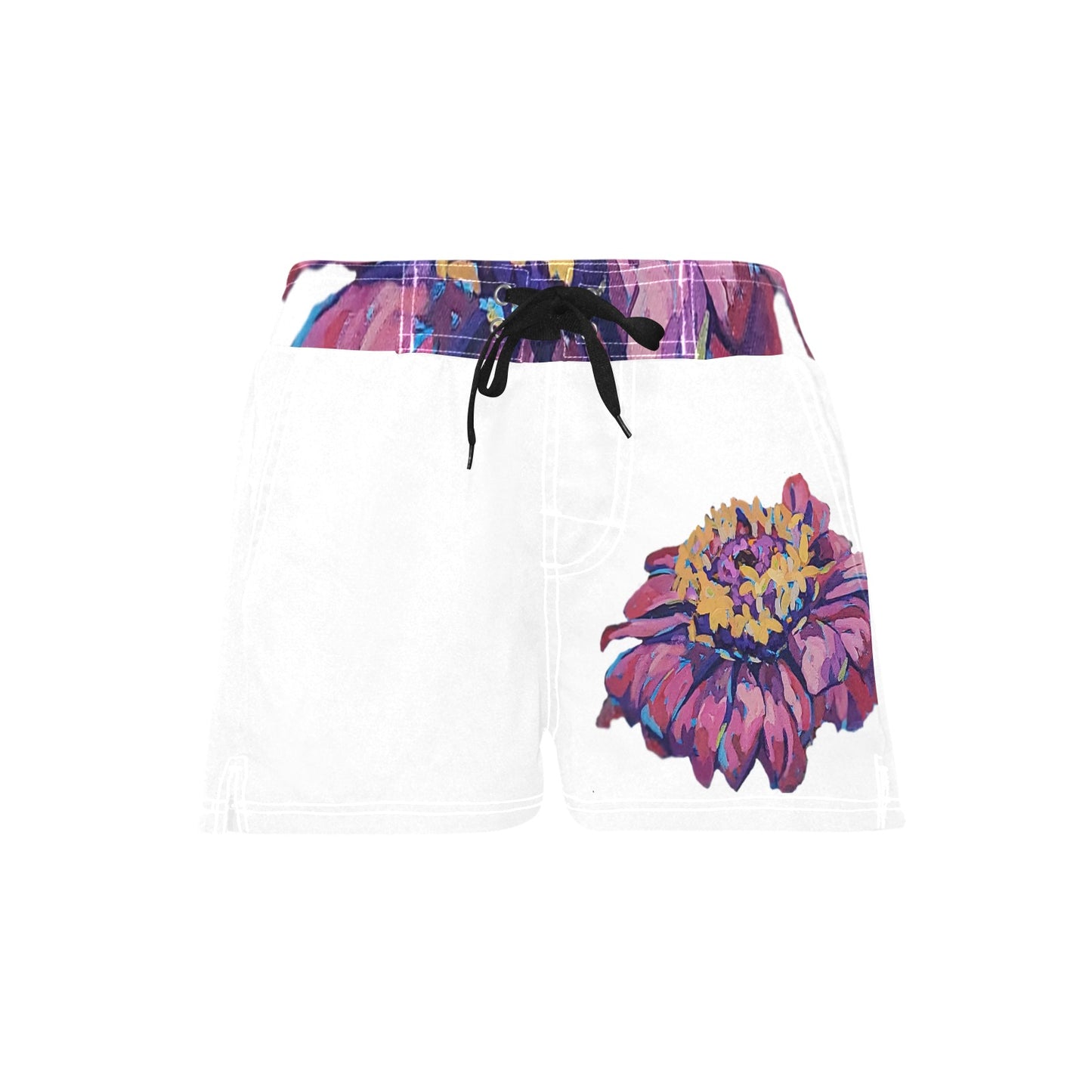 Women's Casual Board Shorts Zinnia Design 2 Colors 7 sizes