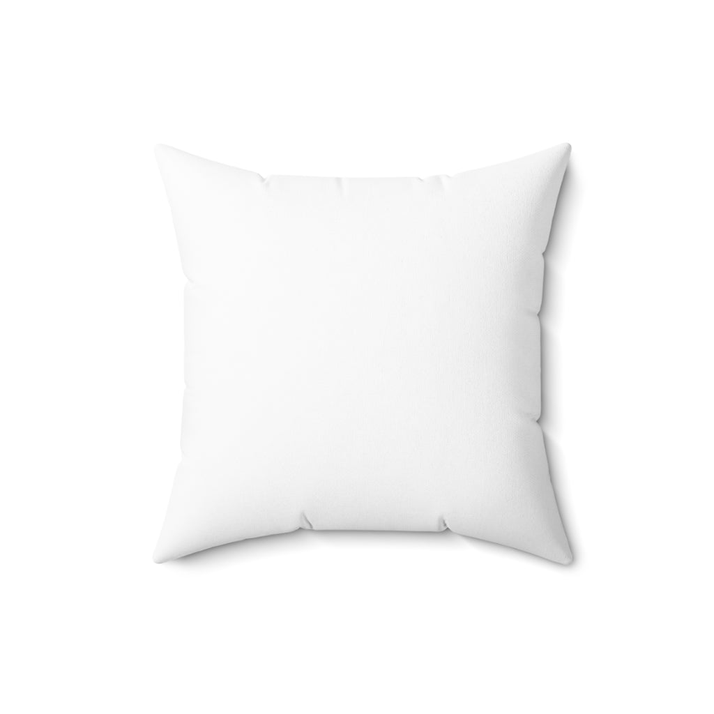 Lovely Lady 1- On White Flower Square Pillow