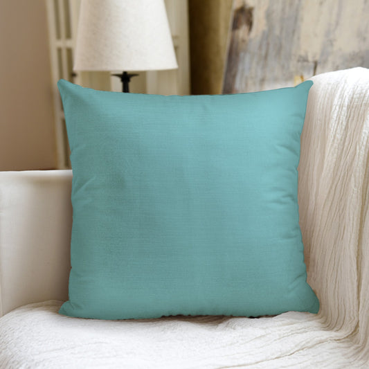 Ladybug on White Flower Pillow