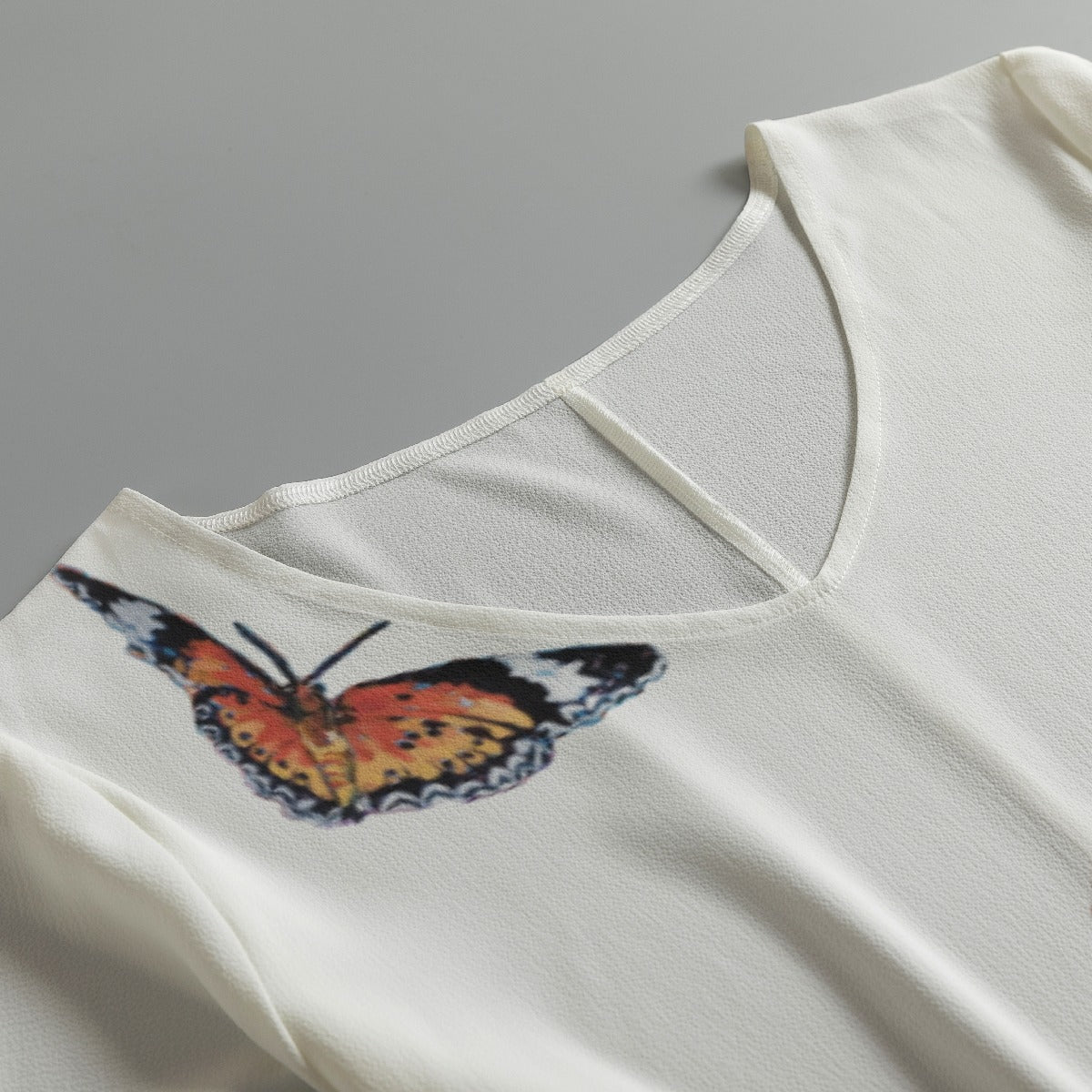 Butterfly Women's V-neck Shirt