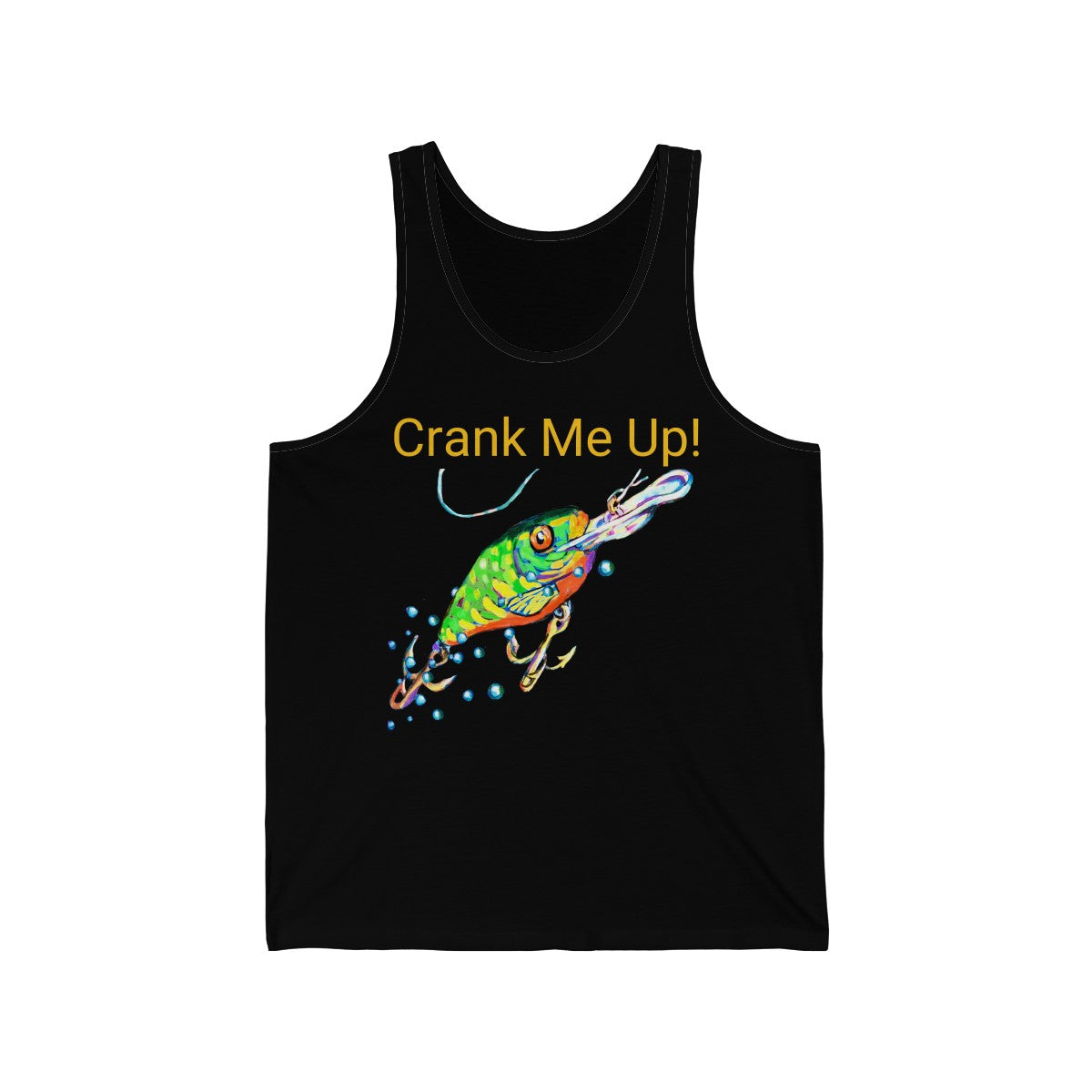 Crankbait Bass Fishing Lure Unisex Jersey Tank