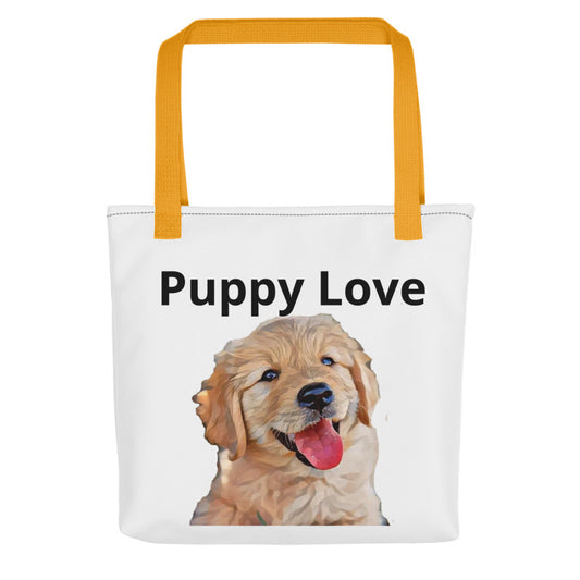 Golden Puppy Tote