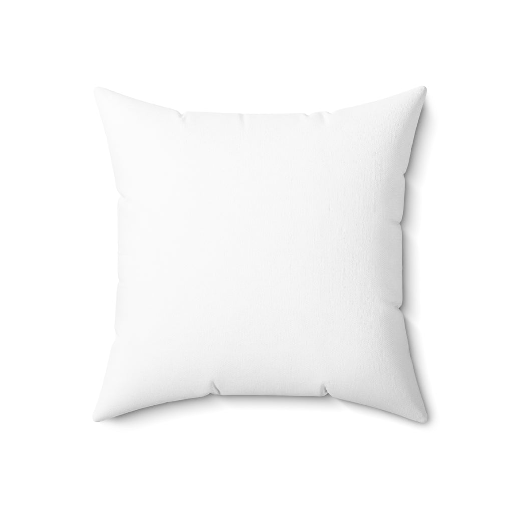 Lovely Lady 1- On White Flower Square Pillow