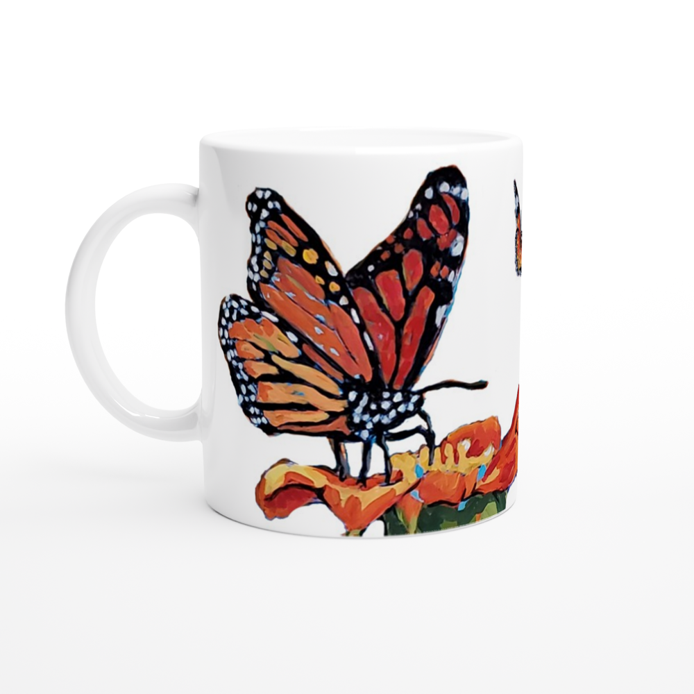 Customize the Name- Beautiful Butterfly 11oz Coffee Mug